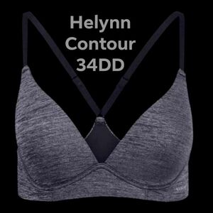 Adore Me Bra Helynn Contour Racerback Plunge Bra 34DD